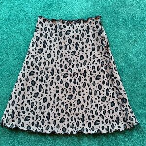 ⭐️Haystacks Leopard Print Skirt sz XS